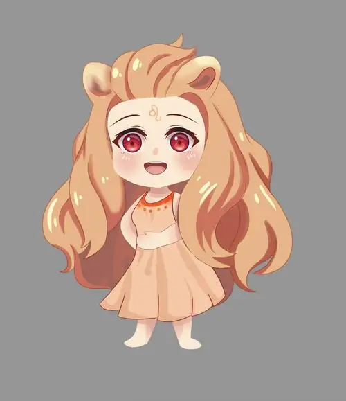 70 Hình Ảnh Cung Sư Tử Nữ Anime Chibi đầy vẻ kiêu hãnh khí chất sáng bừng bắt mắt